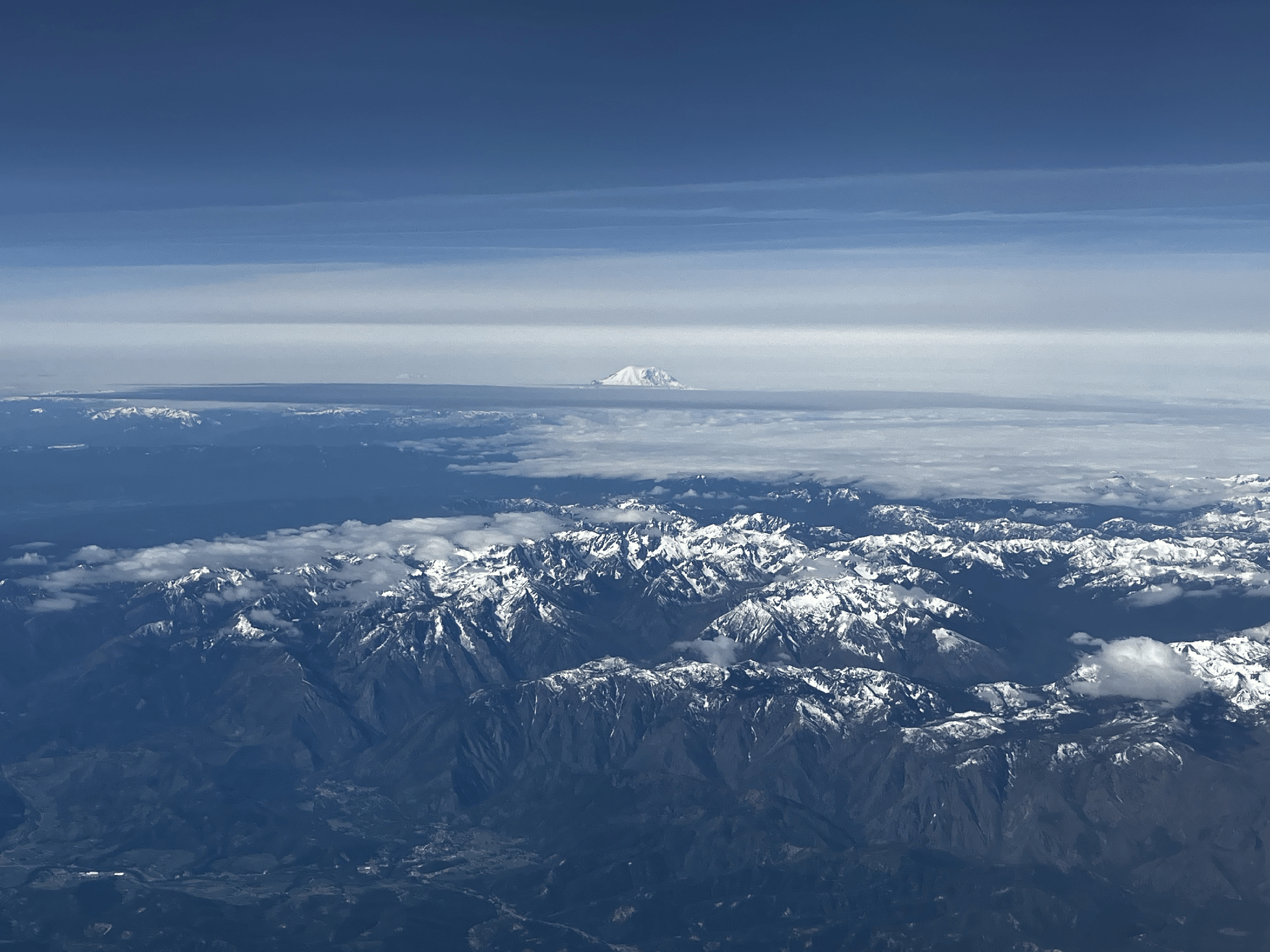 Big mountains.
