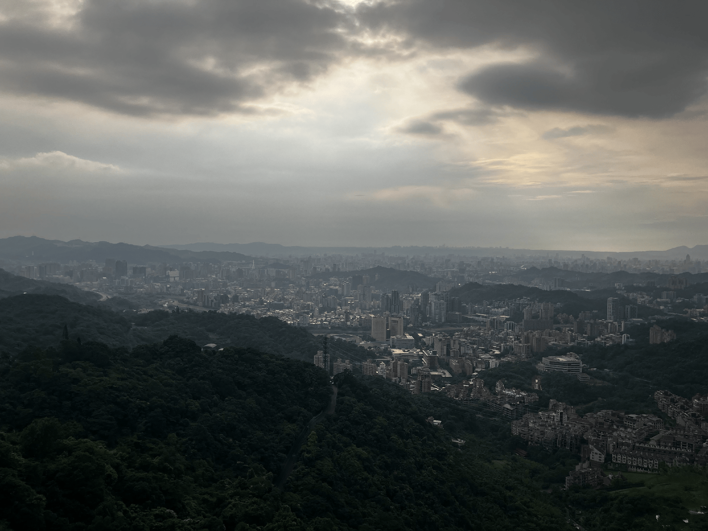 From above.