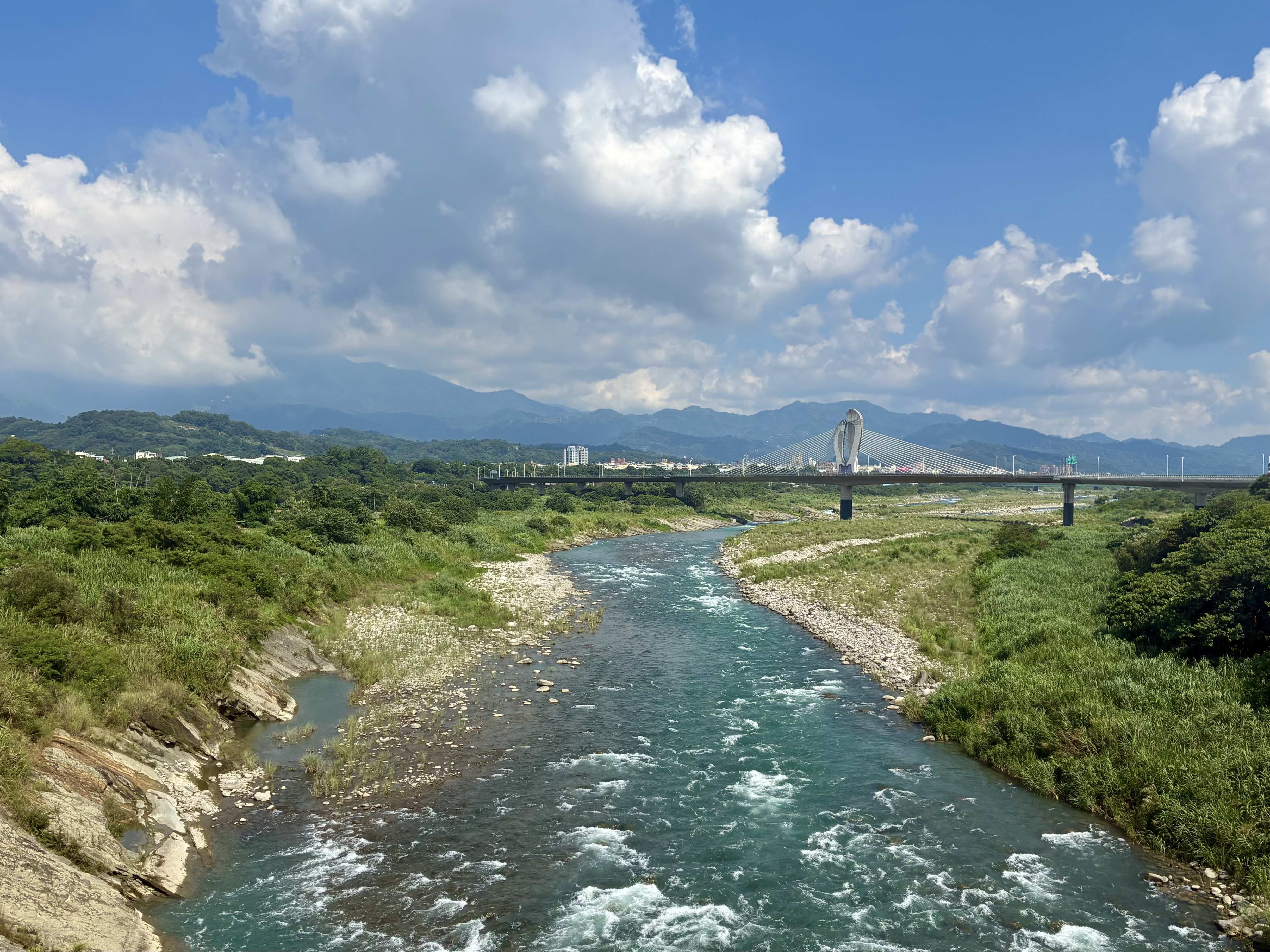 Life doesn't stop flowing, like the Dajia River after a typhoon.