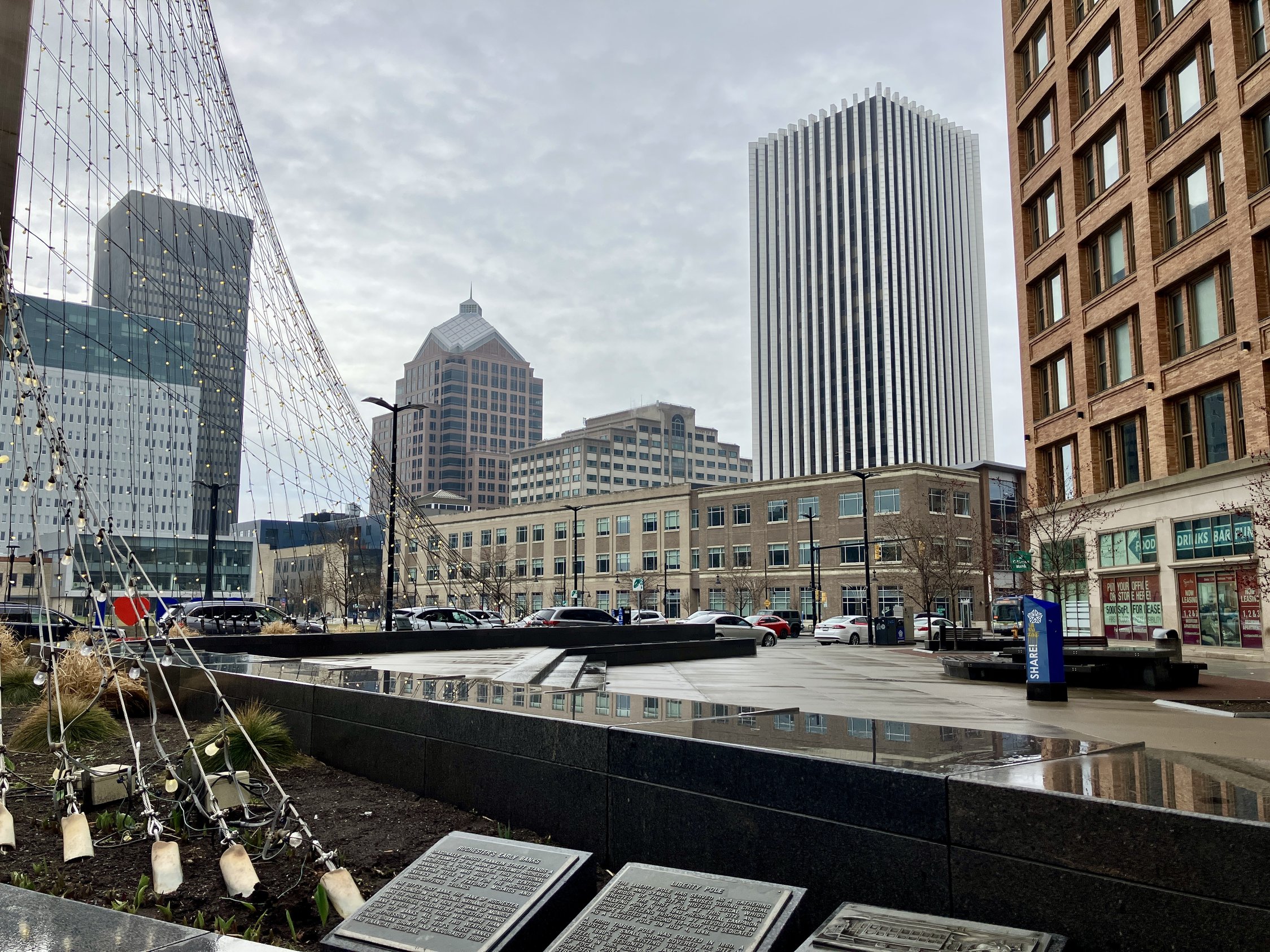 Downtown proper.
